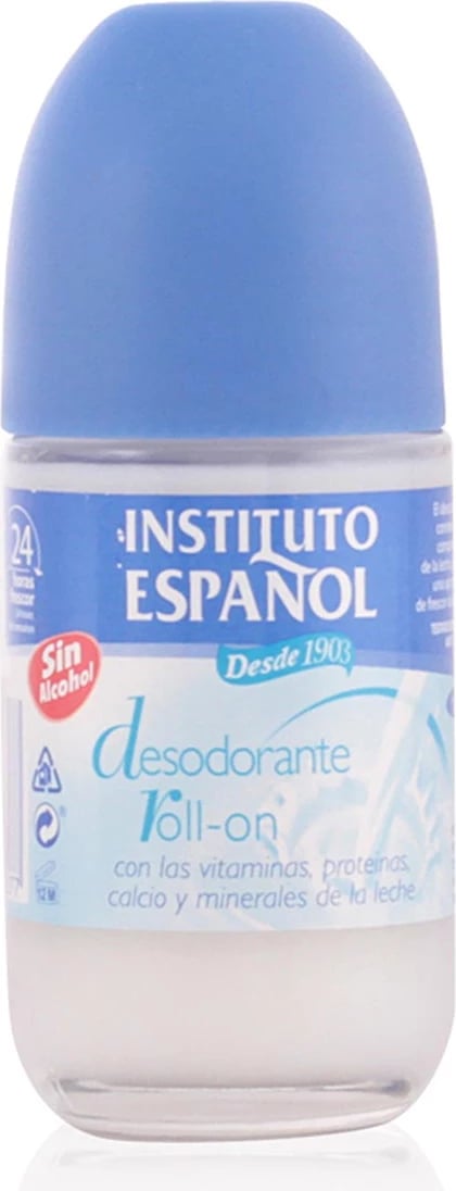 Deodorant roll-on unisex Instituto Español Milk and Vitamins 75ml