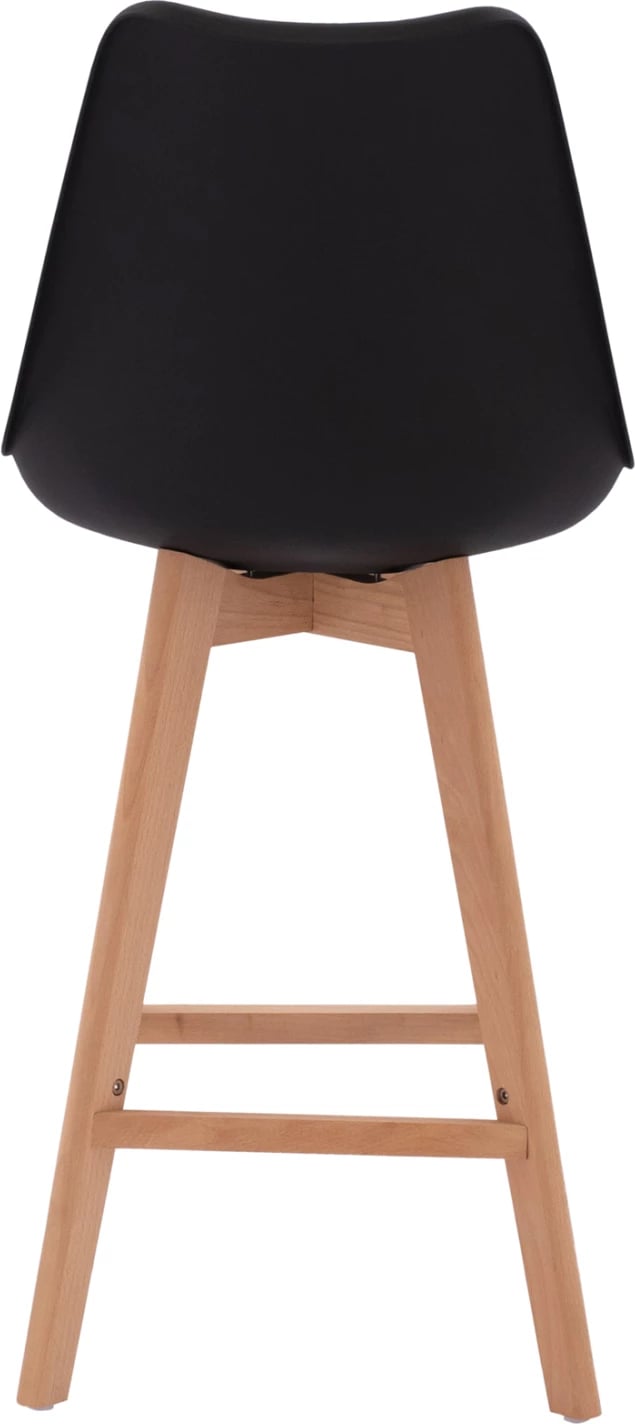 Karrige për bar Vegas FH8000.12, ngjyrë e zezë, 48x58x105 cm, set prej 4 copash