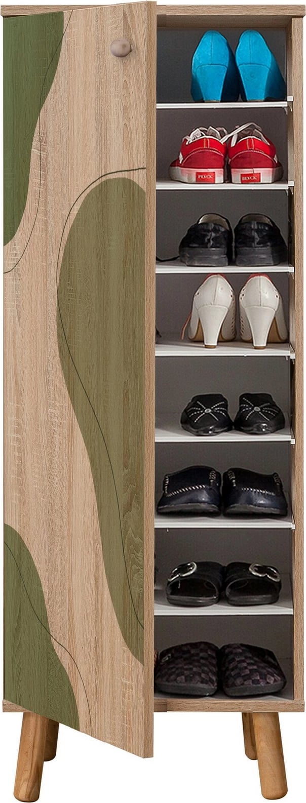 Dollap për këpucë Skye Decor, Vegas - S 925, ngjyrë sonomo