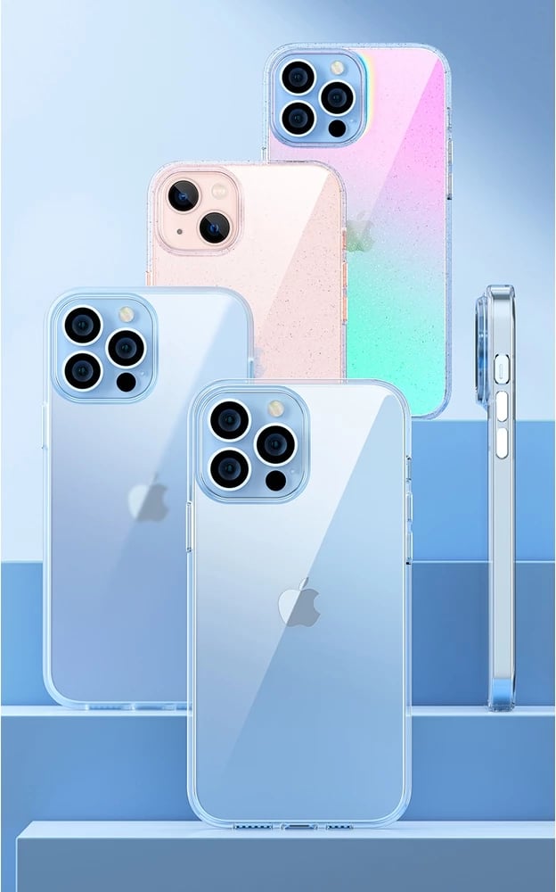 Mbështjellës Kingxbar Elegant Series për iPhone 13 Pro Max, Transparent