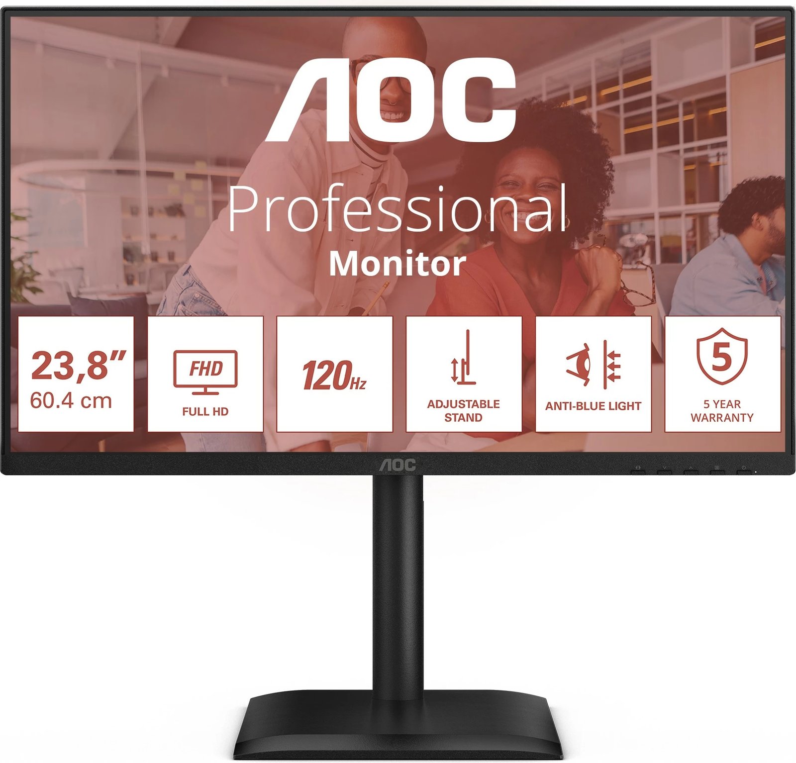 Monitor AOC 24E4CV 23.8 inç HDMI DP USB-C i zi
