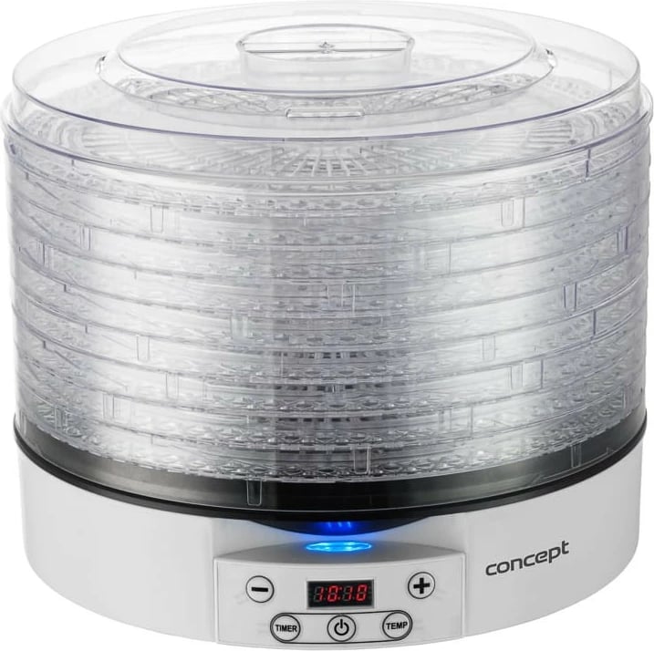 Dehidratues ushqimi Concept SO2020, 11 sita, 500 W, Transparent/Bardhë