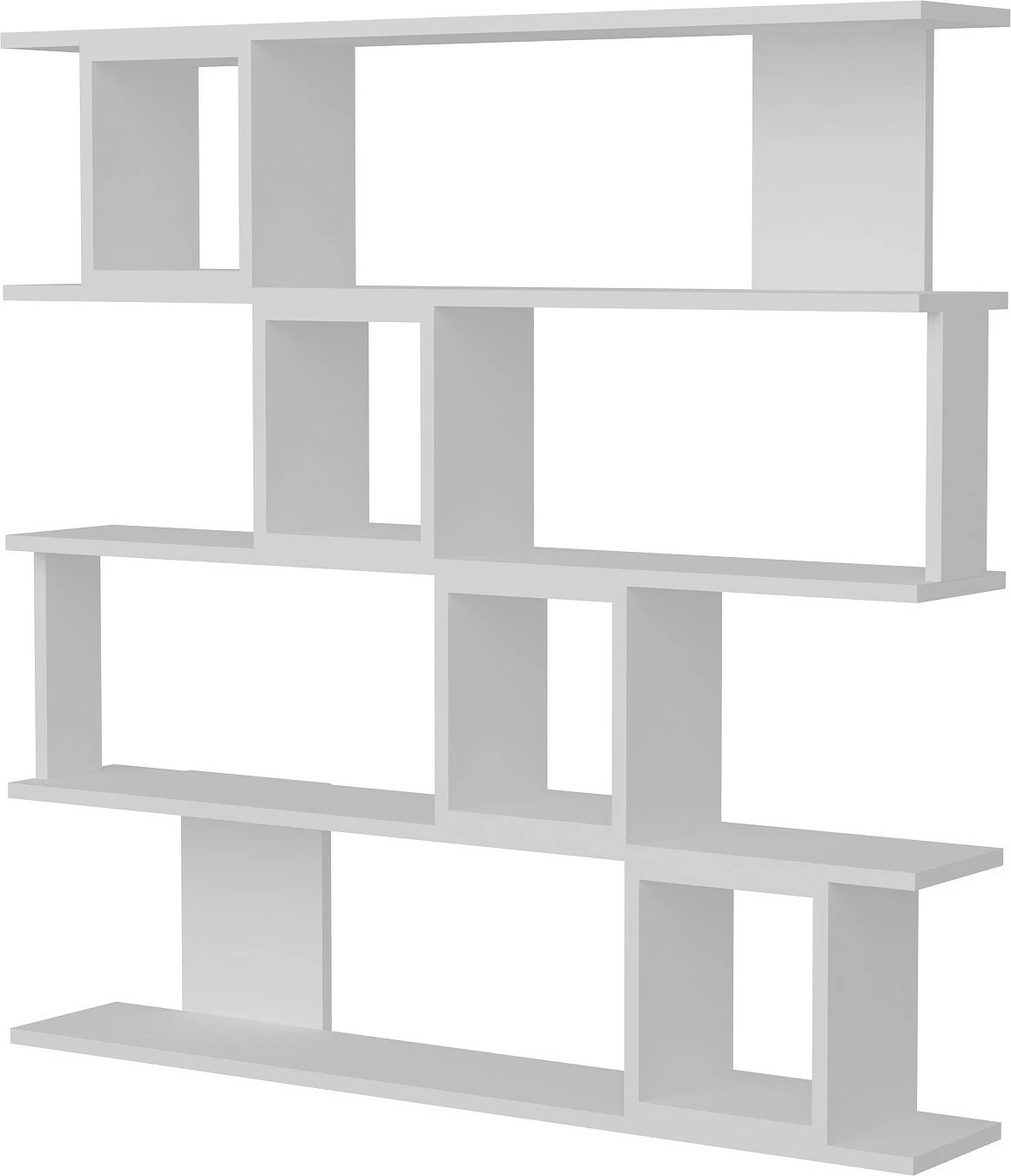 Raft librash Hanah Home, ngjyrë e bardhë, Wind