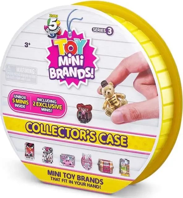 5 Surprise Toy Mini Brands - Gold Rush Collector's Case with 5 Surprises