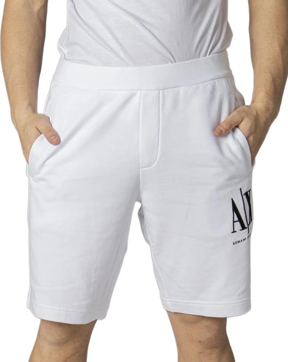 Shorce për meshkuj Armani Exchange, të bardha 