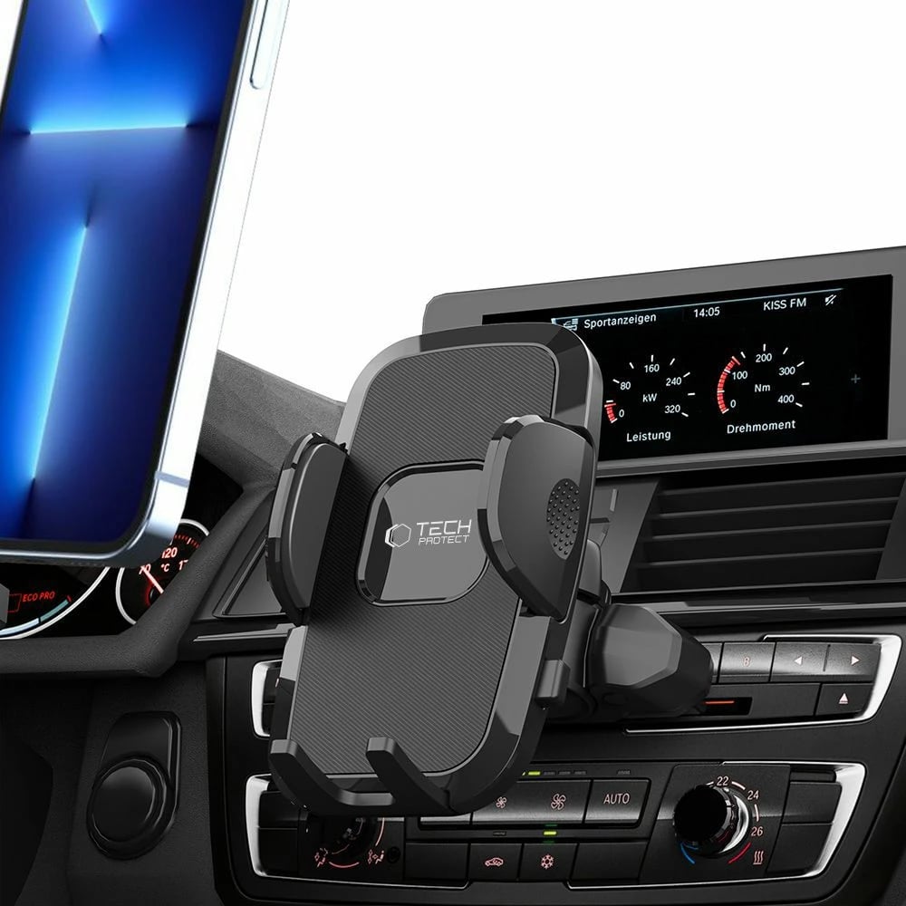 Mbajtës telefoni për veturë Tech-Protect V3, për CD slot, i zi