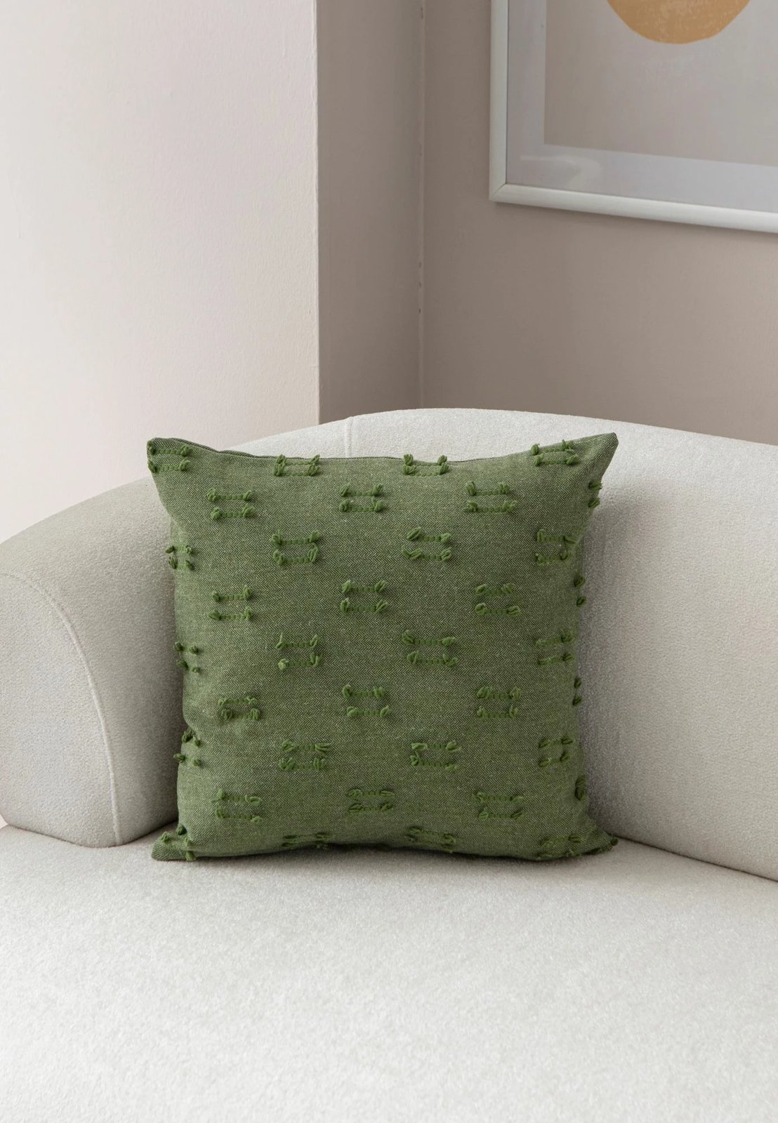 Jastëk mbështjellës, ngjyrë e gjelbër, Evila Originals, Tuffet v8