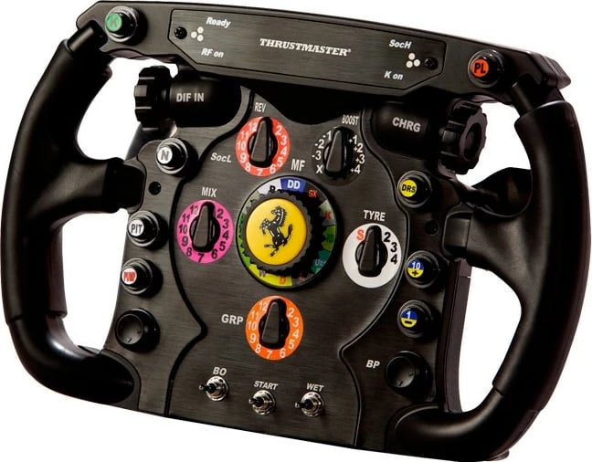 Timon lojërash Thrustmaster AddOn Ferrari F1, wireless, për PC/KON, i zi