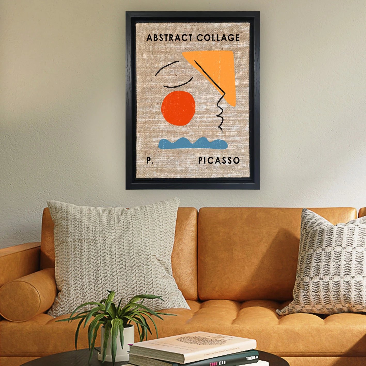 Pikturë dekorative në kanavacë, shumëngjyrëshe, Wallity LSJ519606102392, 36x46cm