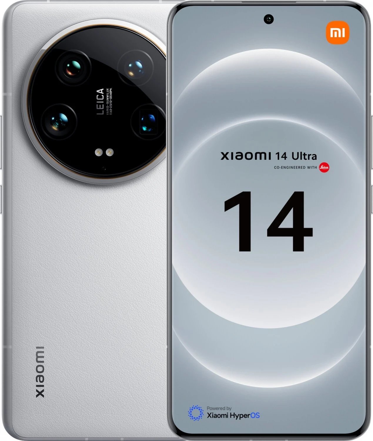 Celular Xiaomi 14 Ultra, 6.73", 16+512GB, 5G, DS, i bardhë