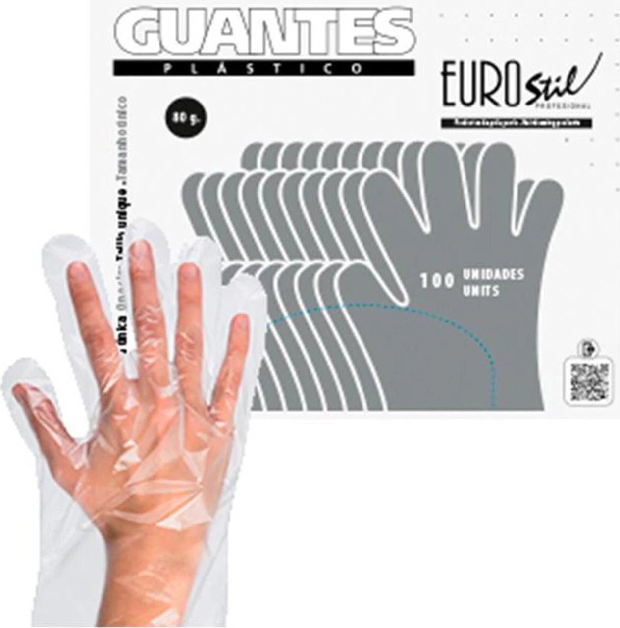 Doreza plastike njëpërdorimshe Eurostil 100 copë