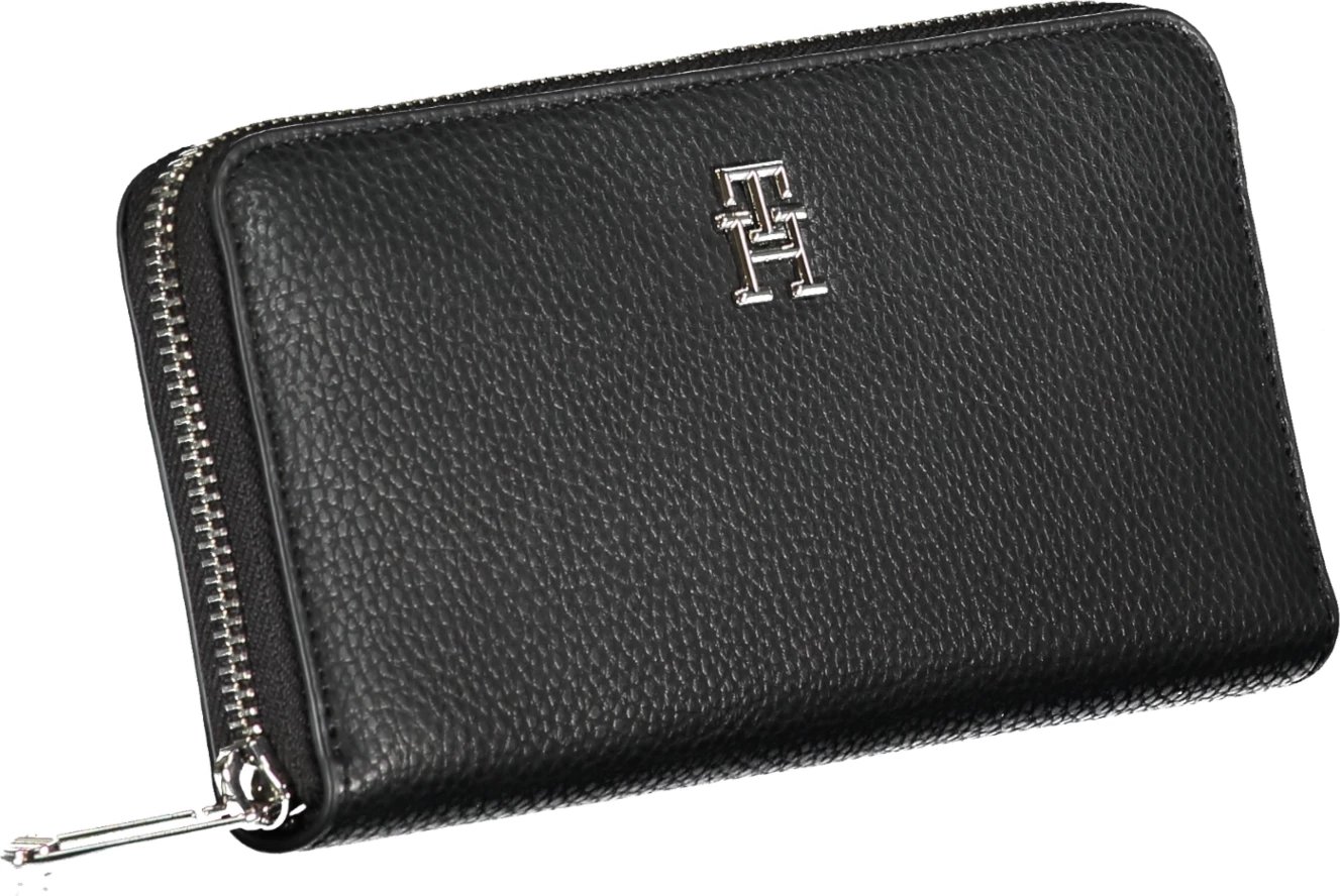 Portofol për femra TOMMY HILFIGER, të zezë