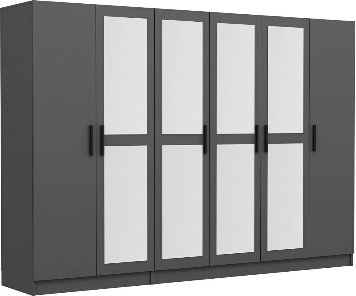 Dollap Skye Decor, ngjyrë antracit, 270x210x52cm