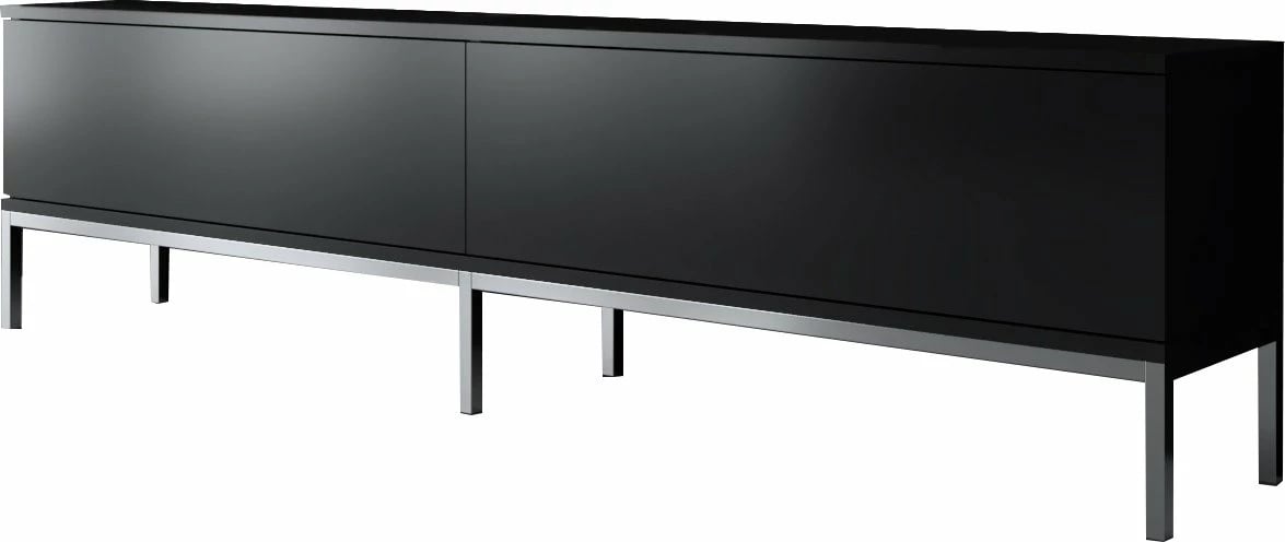 Komodë TV Hanah Home, Lord, e zezë, argjendtë