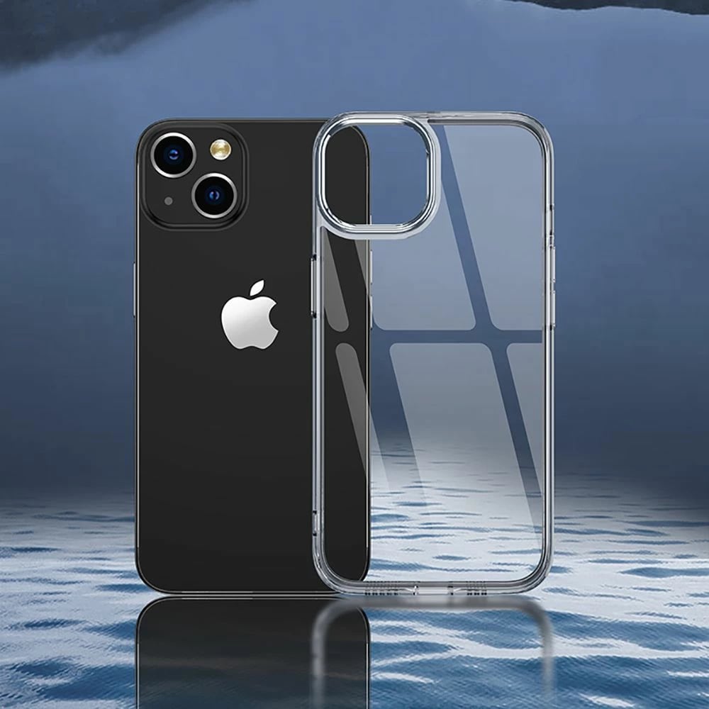 Mbështjellës Tech-Protect FlexAir Hybrid për iPhone 13, Transparent
