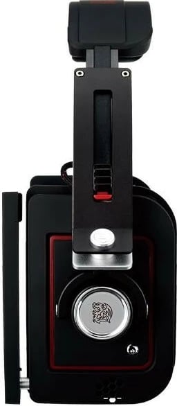 Kufje gaming Thermaltake Level 10M, me mikrofon, Stereo, 3.5mm, Zezë/Kuqe