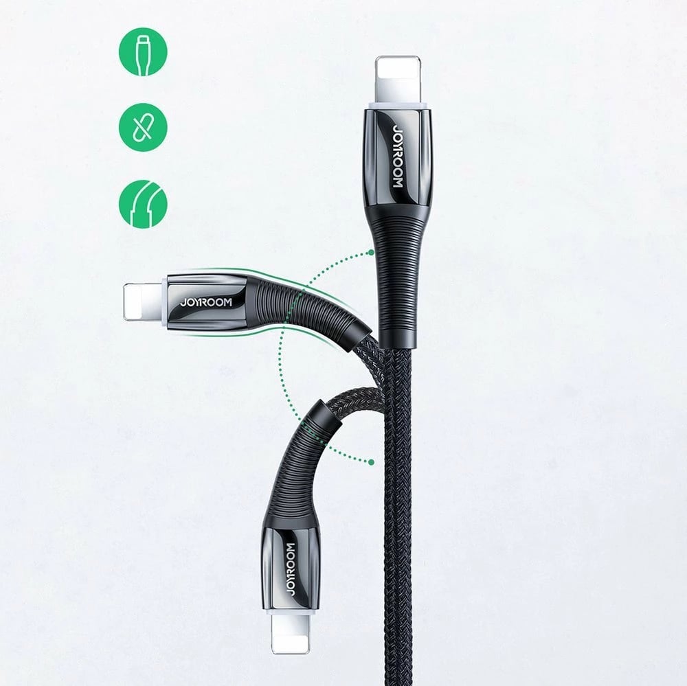 Kabllo Joyroom S-1224K2 USB-C në Lightning, 1.2m, 20W, e kuqe
