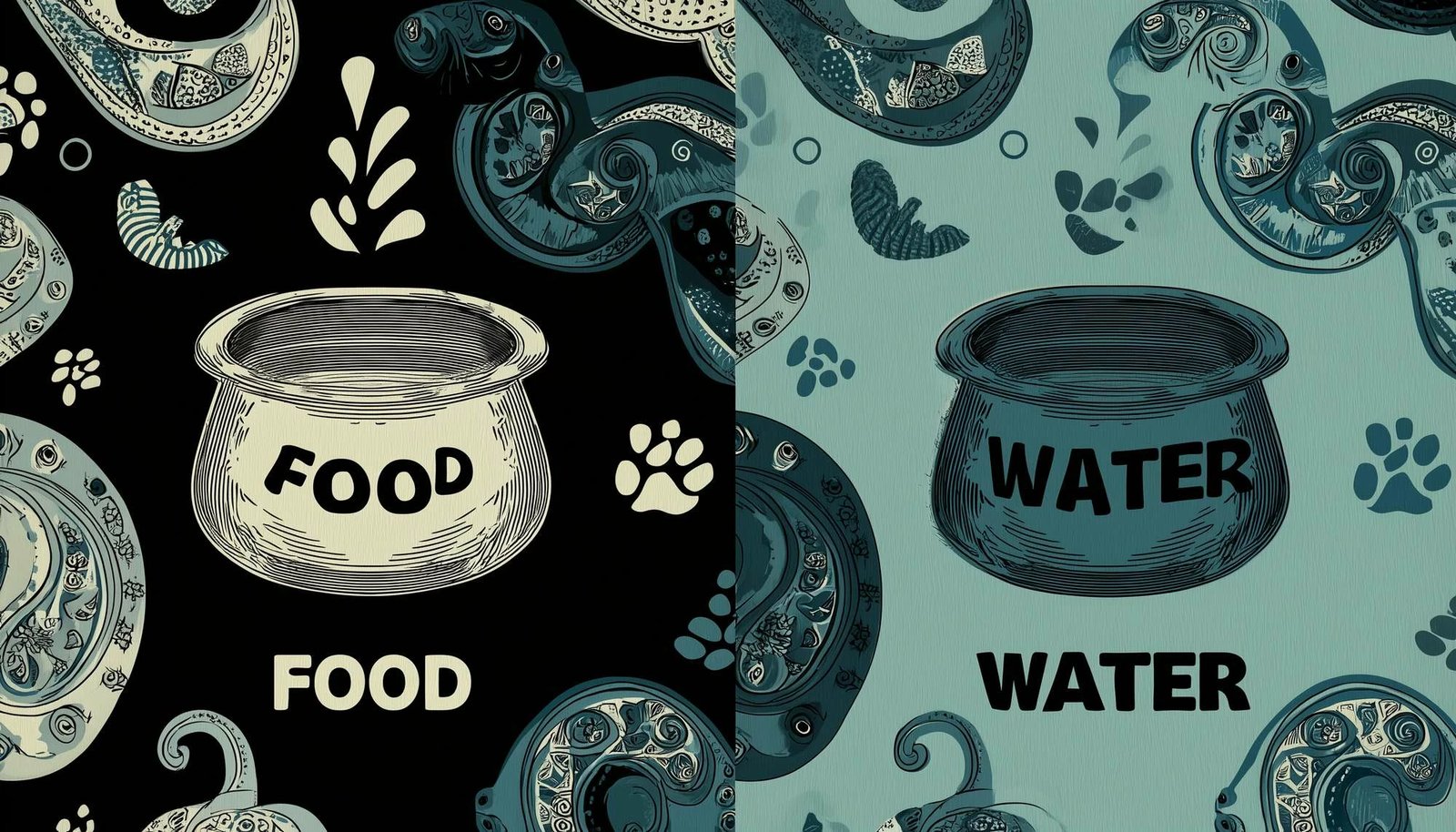 Tapet ushqimi për kafshë, shumëngjyrësh, Paspet2