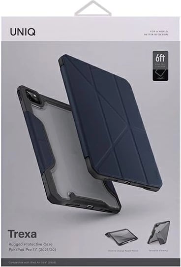 Mbështjellës UNIQ Trexa për iPad Pro 11'' 2021/2020, Kaltër