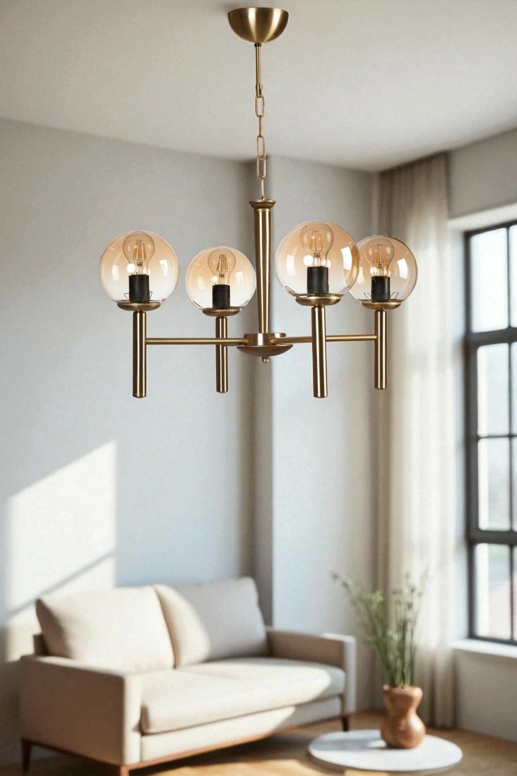 Llambadar Opviq, ngjyrë mjaltë dhe ari, 8977-4