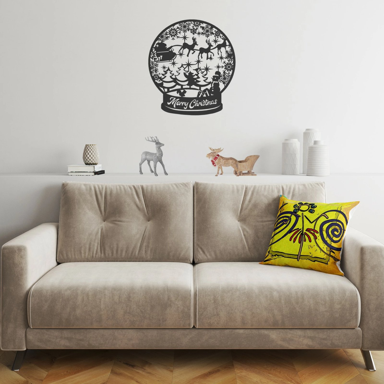 Jastëk dekorativ multingjyrësh, Evila Originals, A11957, 43x43cm