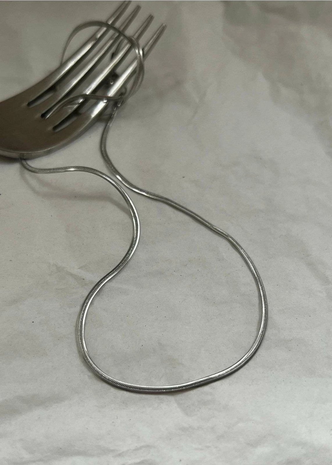 Qafore prej çeliku, ngjyrë argjendi, Jumeon, KPEGMSA1262, 45cm