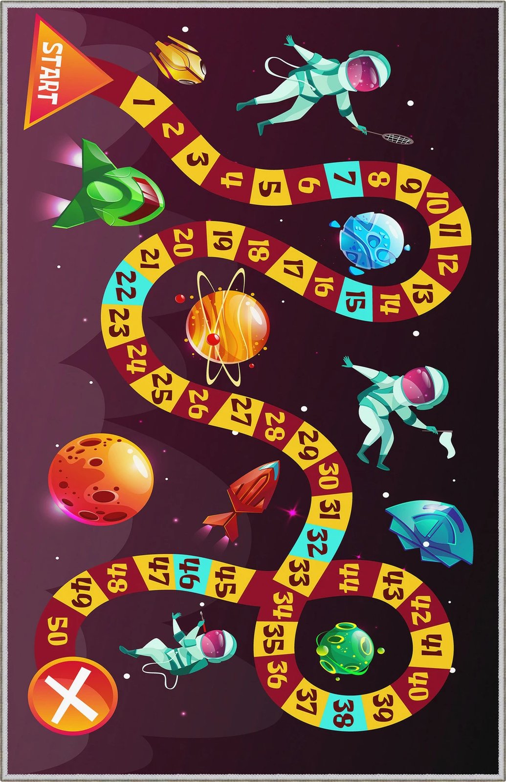 Qilim për korridor, shumëngjyrësh, Conceptum Hypnose, 80x300cm, WOOKECE098