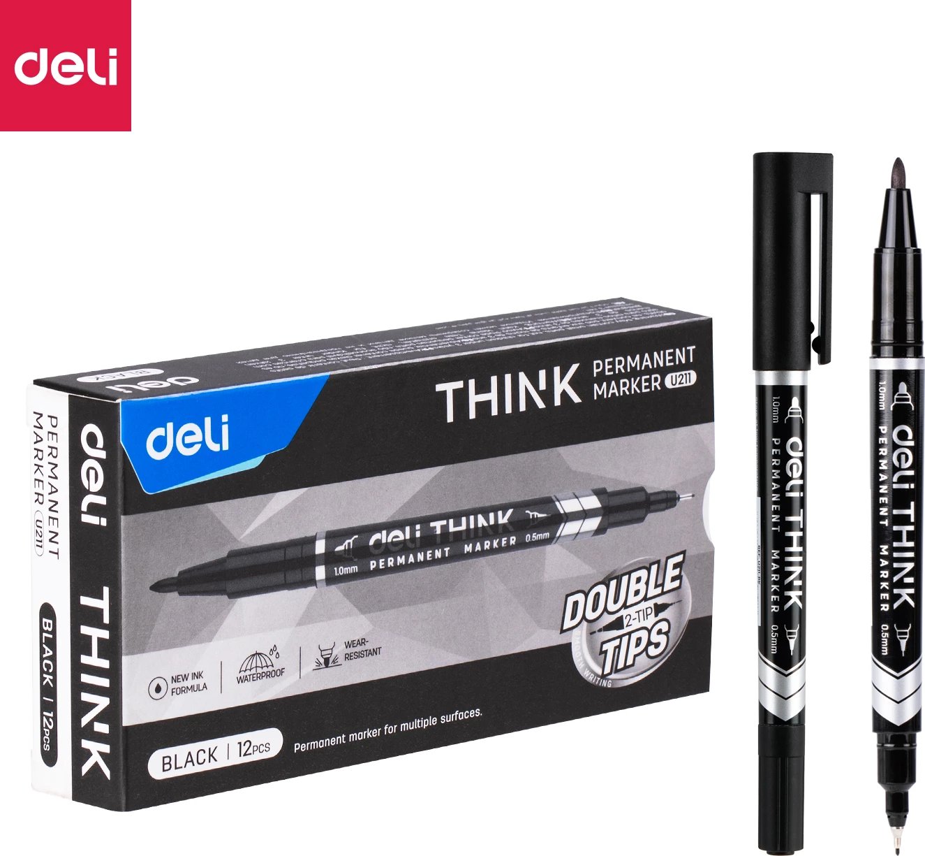 DELI MARKER PER CD U211-BK 1/12