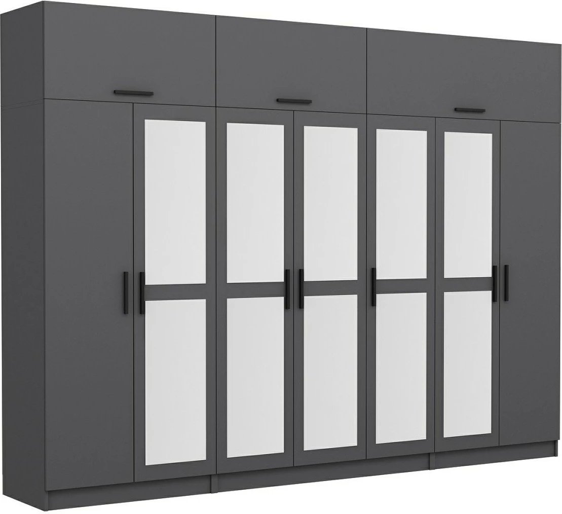 Dollap Skye Decor, ngjyrë antracit, Kale - 5191