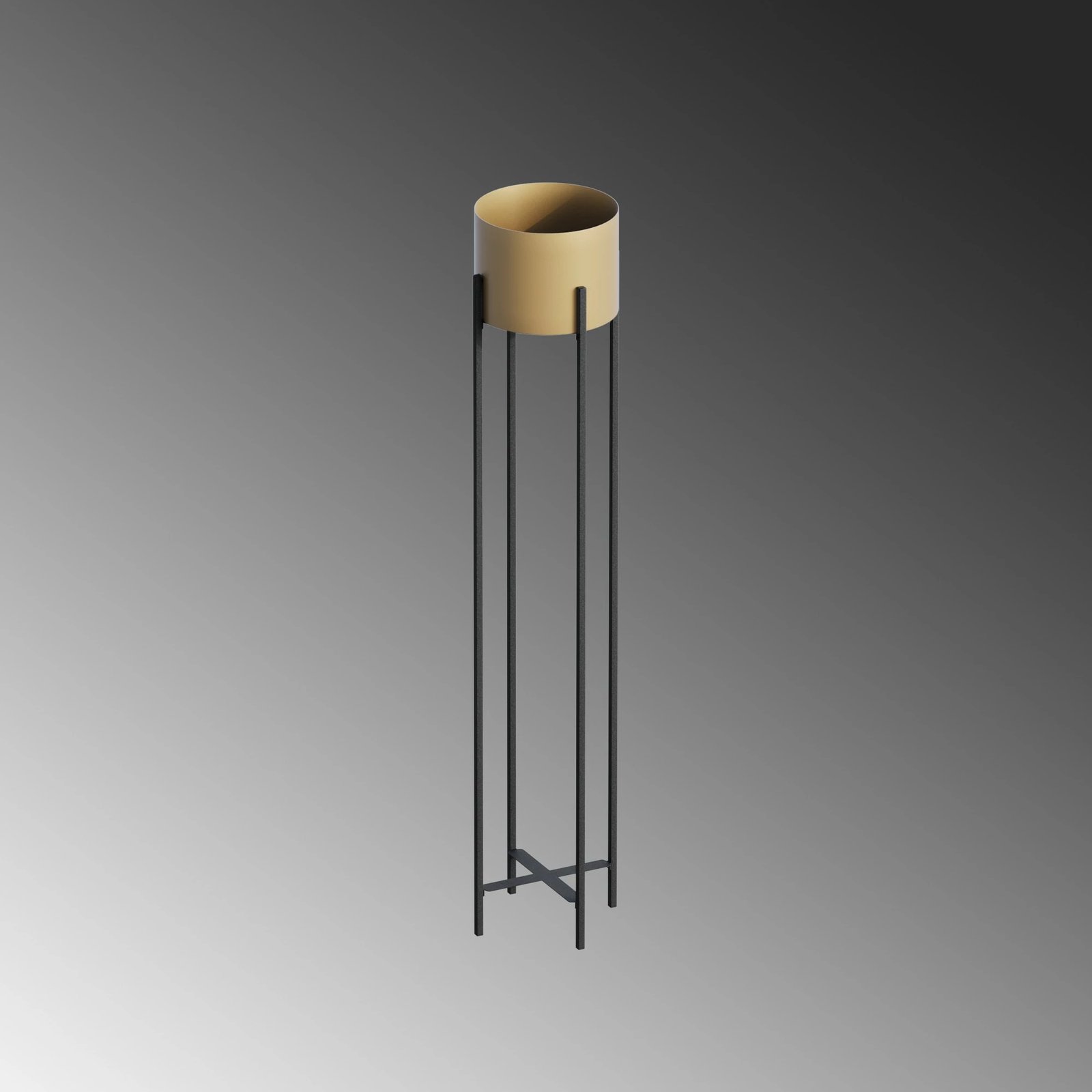 Vazo dekorative e zezë, Evila Originals, GED-024-A