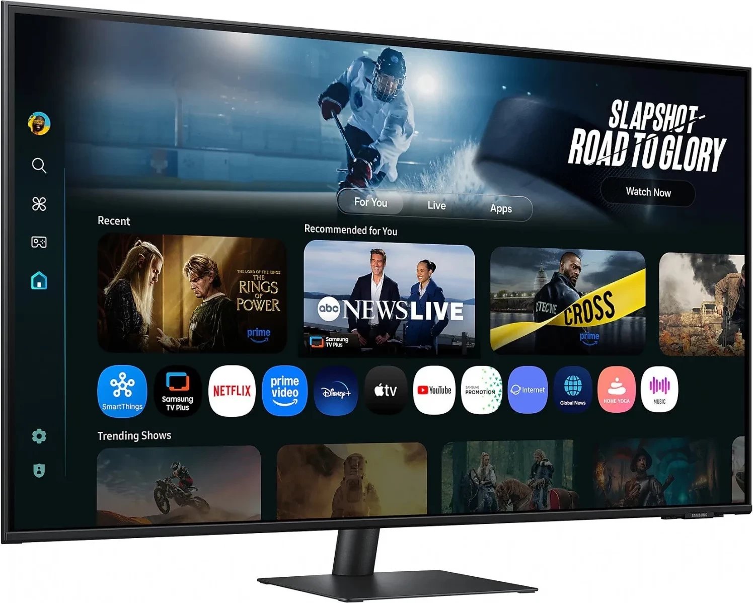 Monitor Samsung Smart M7 LS32FM700UUXDU, 32", 4K, Smart, i zi