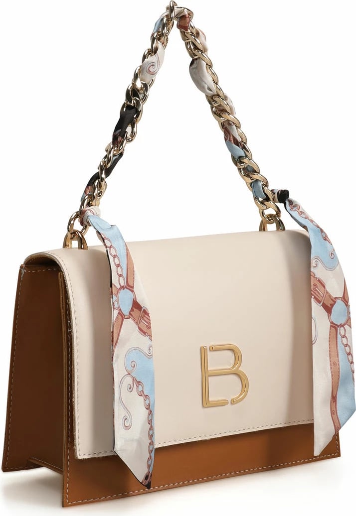 Çantë crossbody Lucky Bees, krem, kafe e hapur, 918