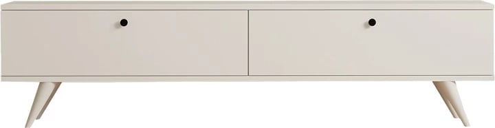 Kabinet TV Jate, ngjyrë e bardhë, 160x25x40cm