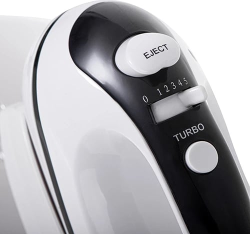 Mikser me tas rrotullues Adler AD 4206, 300W 5 shpejtësi Turbo, 3L, bardhë/zi