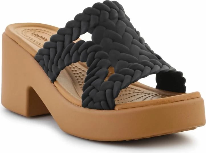 Sandale me takë për femra Crocs, të zeza