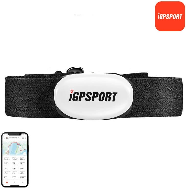 Monitor pulsesh për kraharor iGPSPORT HR40, i bardhë