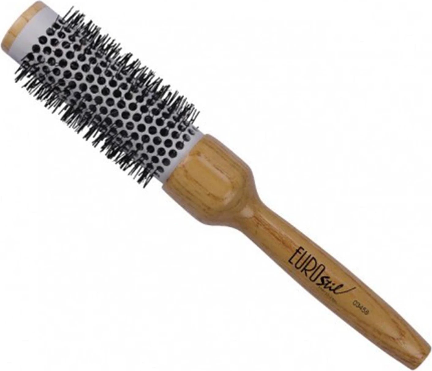 Furçë për stilim flokësh Eurostil Mango Madera Cepillo Ceramico 33mm, 2 copë
