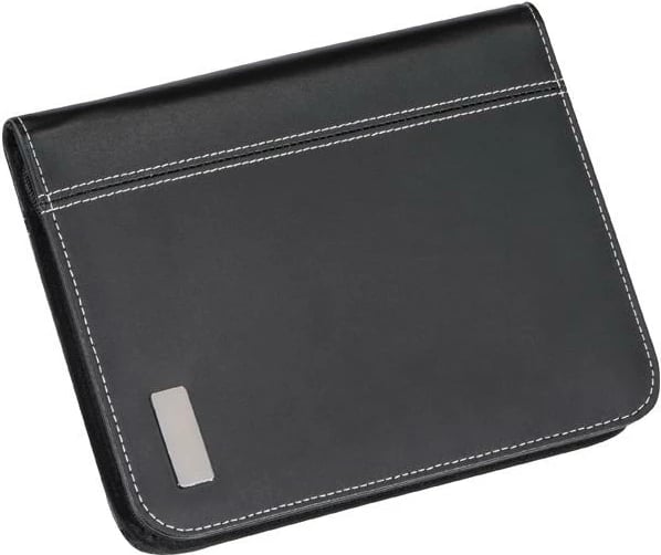 Portofol MACMA A5 me zinxhir, me bllok shënimesh, i zi