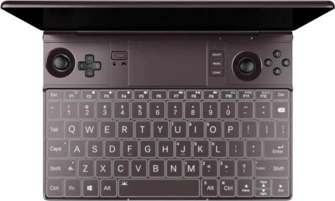 Mini laptop GPD WIN MAX 2, 64GB SSD, 4GB RAM, Windows 11, Touchscreen, Graphite