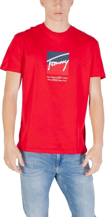 Maicë për meshkuj Tommy Hilfiger Jeans e kuqe