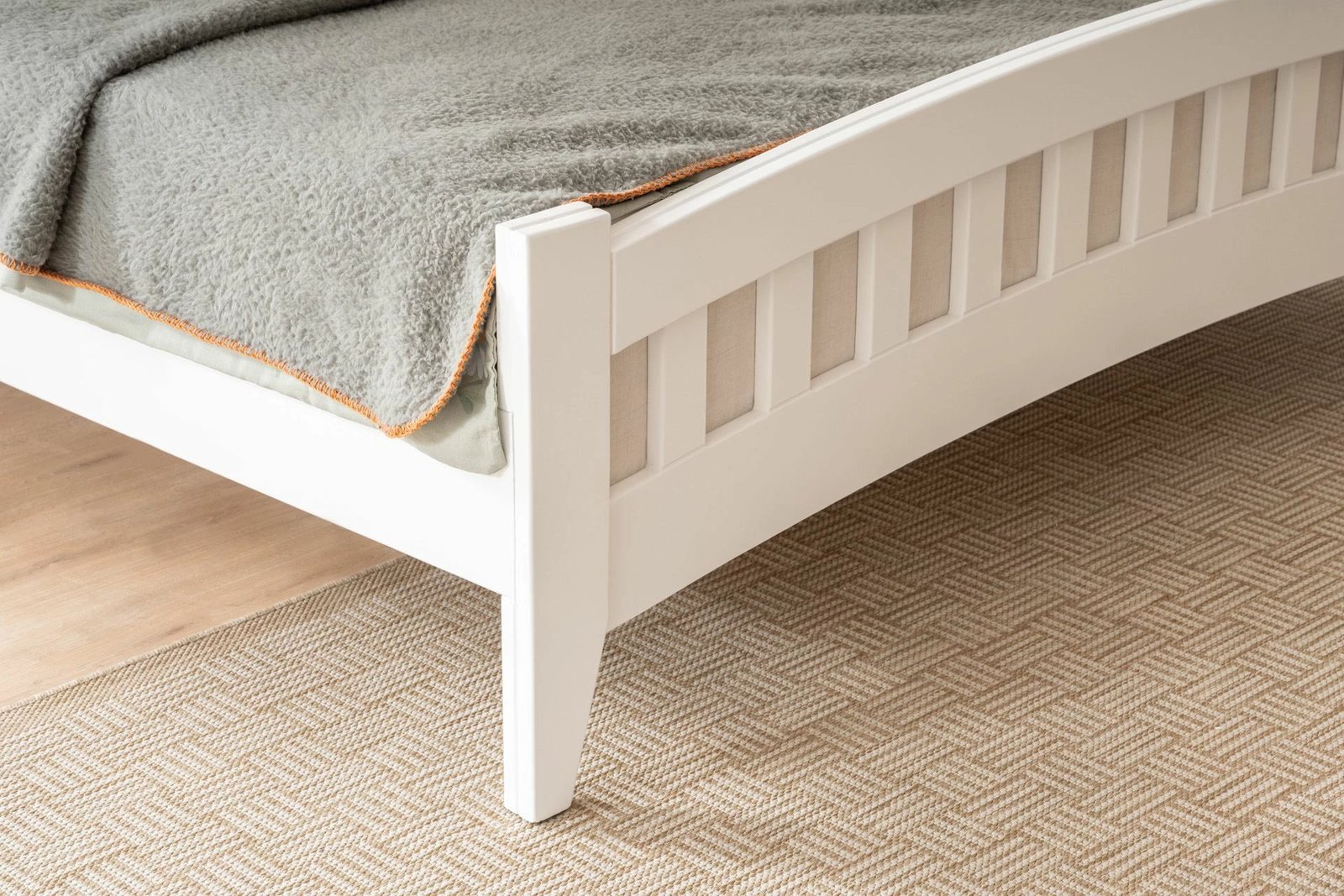 Krevat dopio Hanah Home, Lrya Modern Country, 120x200, i bardhë