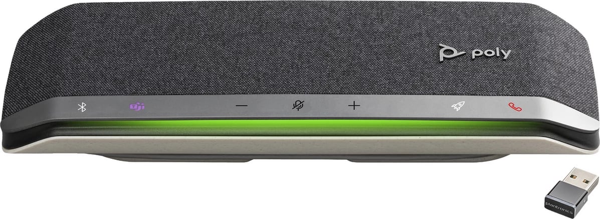 Pajisje hands-free, Poly, Sync 40+ 772C5AA, Bluetooth dhe USB dongle, e zezë