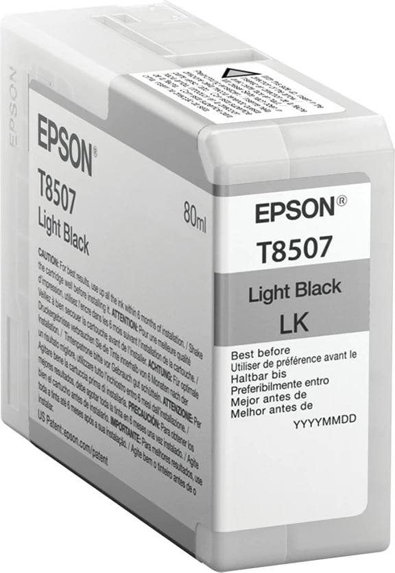 Toner Epson Singlepack Light Black T850700, 80 ml, ngjyrë e zezë e lehtë