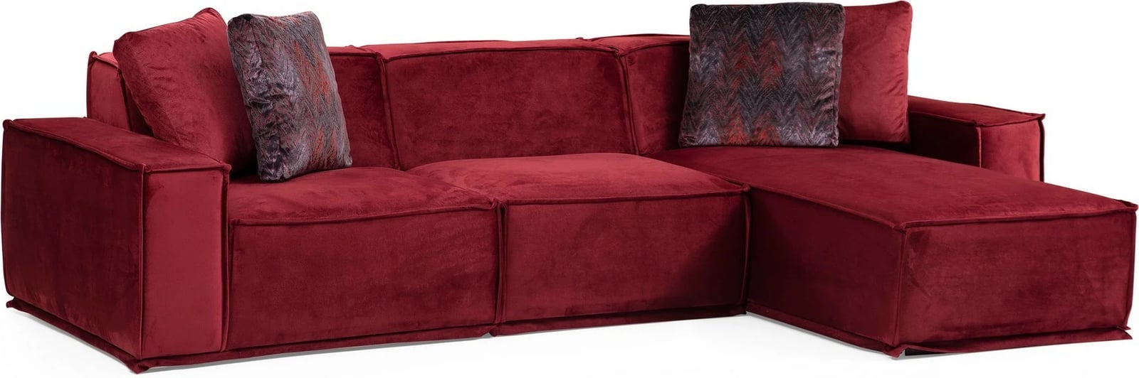 Kënd-sofë Atelier del Sofa, Lego Corner 9, ngjyrë burgundy, 300x170cm