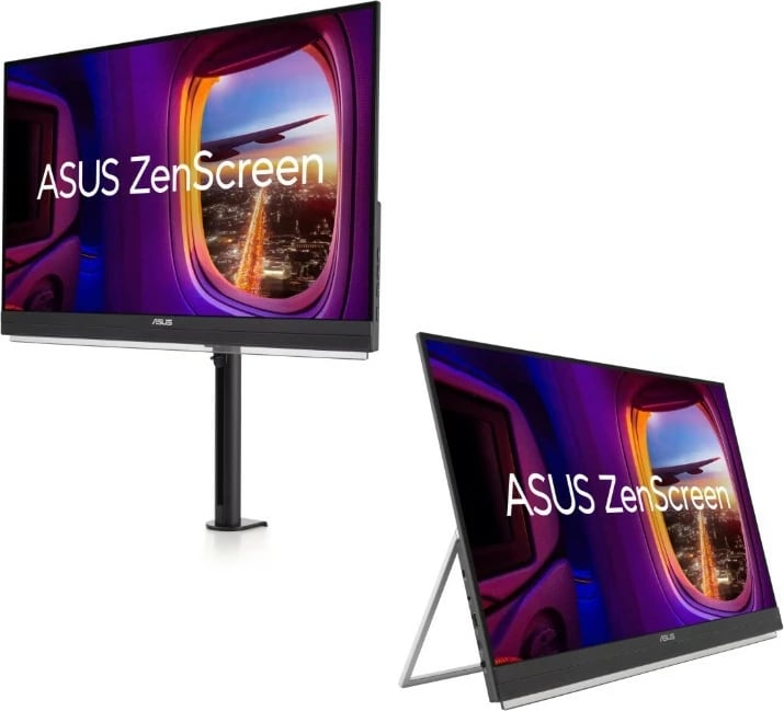 Monitor Asus ZenScreen MB27ACF, 27", IPS, QHD, 100Hz, USB-C, HDMI, Zi