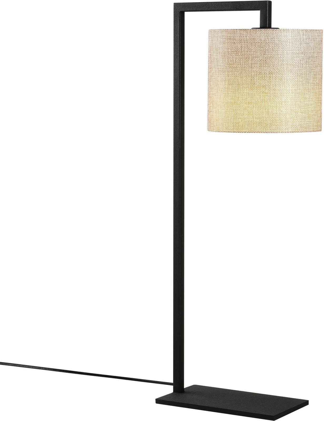 Llambë tavoline Opviq, Profil - 4694, krem dhe e zezë, 27x20x65cm