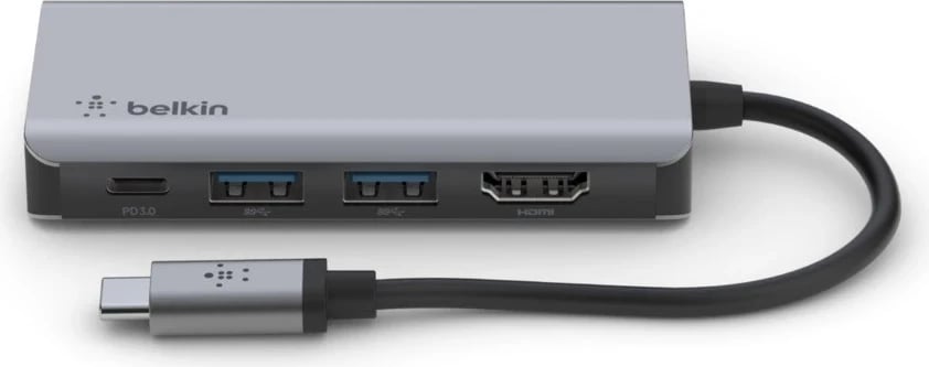 Adapter USB-C në HDMI Belkin AVC006btSGY, argjendtë