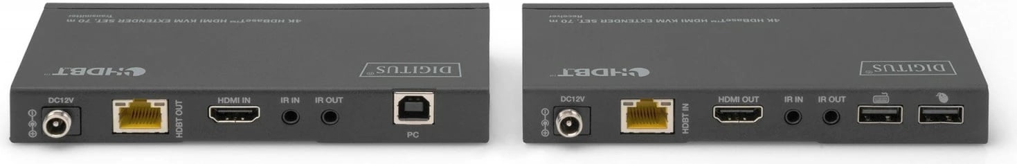 Set zgjatues KVM HDMI Digitus DS-55512, 70m, 4K, PoC, i zi