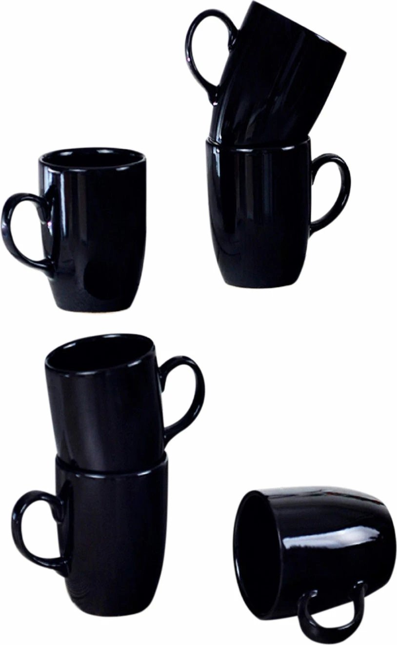 Set gotash qeramike të zeza, 6 copë, Hermia Concept, ST101206F650A0000000AET900