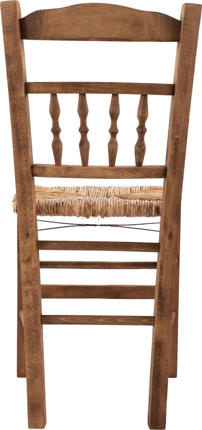 Karrige tradicionale me kashtë, ngjyrë arre, FH10258.01